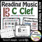 Introducing C Clefs - Alto and Tenor Clefs Digital Resources
